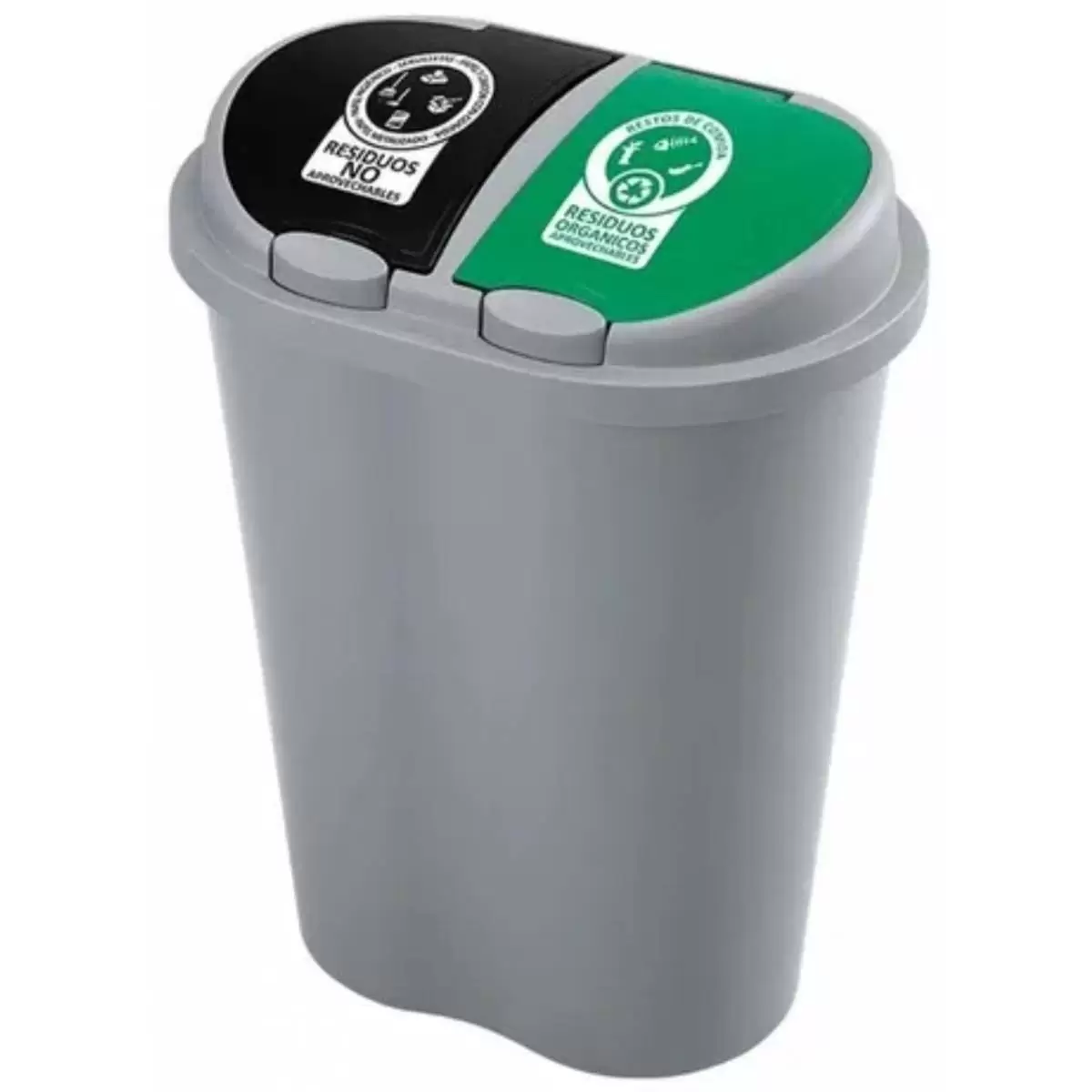 Cubo reciclaje armario, Contenedor basura doble, Separador basura