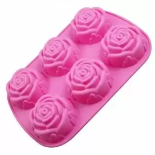 Molde para chocolates figura rosa Alana