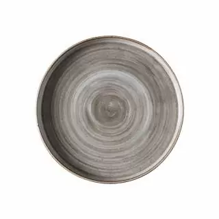 Plato pando 20.3cm rustic artisan gris corona