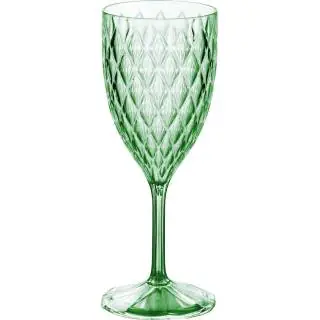 Copa vino 330ml glamour esmeralda (verde) plasutil