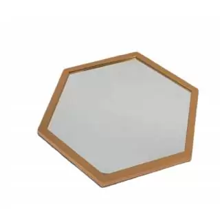 Espejo hexagonal 45 cm alana