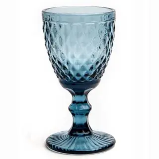 Copa vino-agua 11onz barroco azul vintage oct