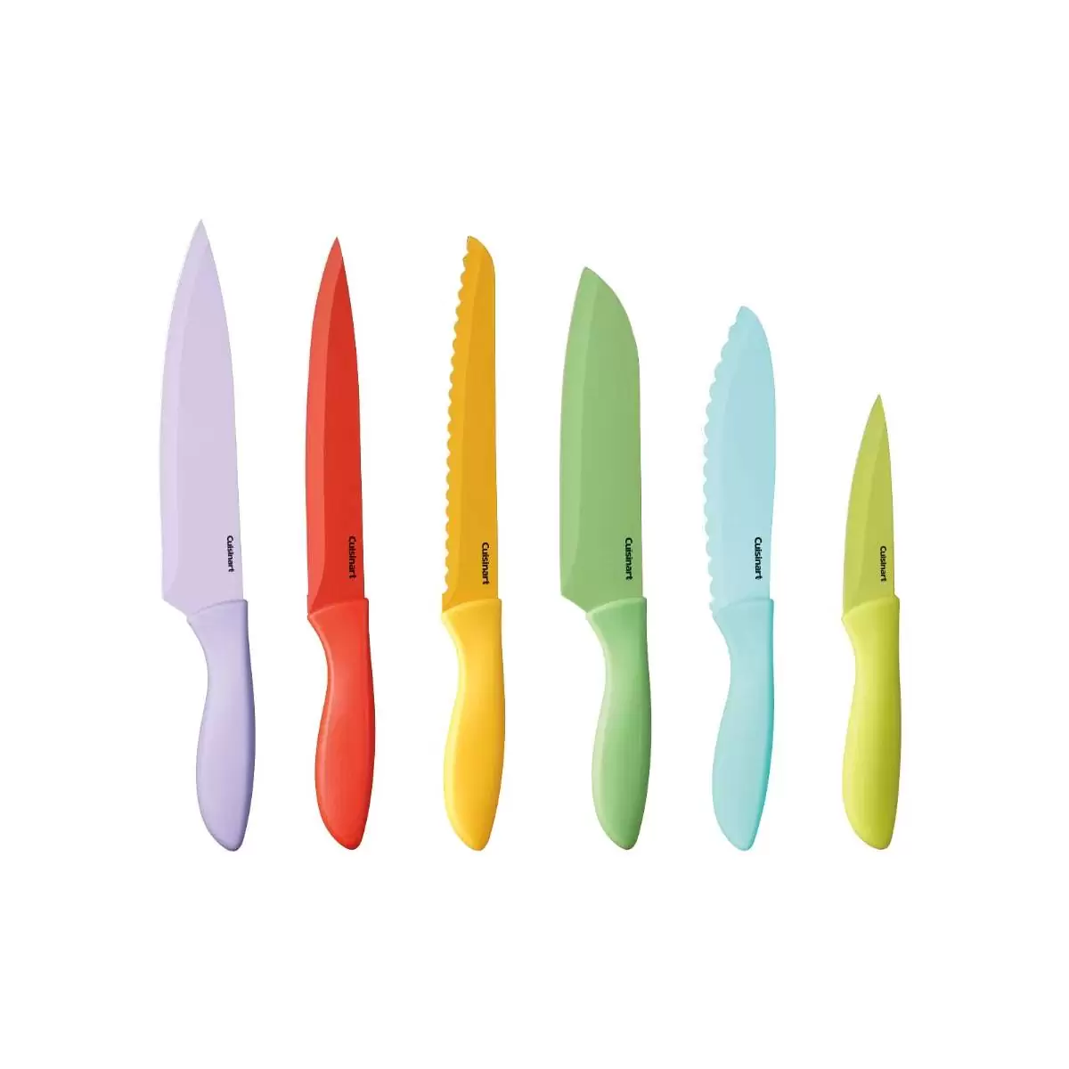 Juego cuchillos de desayuno varios colores