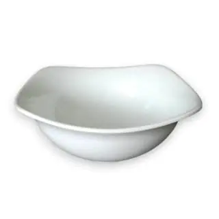 Bowl rectangular 19cm melamina blanca chukin
