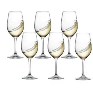 Set x6 copas de vino blanco yarra 380ml Rona