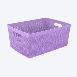 Canasta fique 30L lavanda Rimax