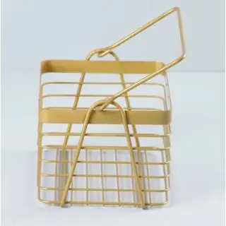 Canastilla de mesa platinum cobrizo Rejiplas 