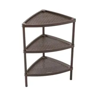 Mesa multiusos triangular 3 niveles mocca Rimax 
