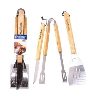 Juego utencilios asados para excalibur 3pzs