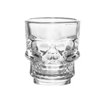 Copa shot calavera transparente Alana