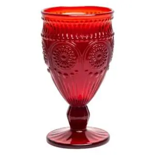 Copa vino-agua 11OZ mandala roja oct