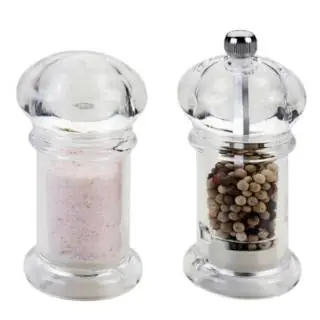 Set x 2 molino pimienta y sal 10CM Metaltex