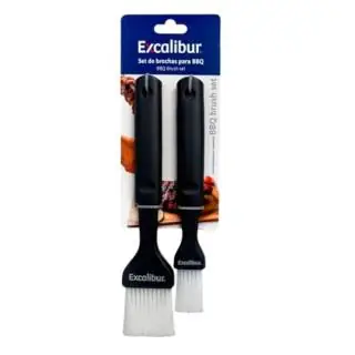 Juego x 2 brochas para barbacoa Excalibur