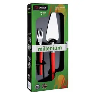 Set postre 7PZS millenium rojo Di Solle