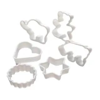 Molde plastico de galleta X6 und Press