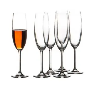 Set X6 copas para champagne gastro 230ml Bohemia