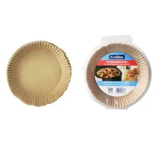 Papel para air fryer x50 unidades Excalibur 