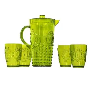 Combo jarra home + 4 vasos home pequeños Mundiutil