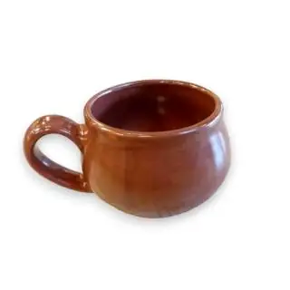 Pocillo rustic 219CC Terracota brillante Taller
