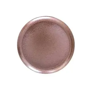 Plato pando coupe 24CM Terracota brillante taller Corona