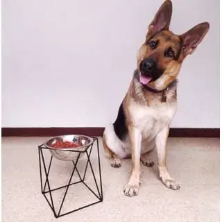 Comedor geometrico grande plastificado negro Rejiplas