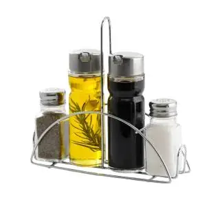 Set de salero y vinagrera 4PZS Universal