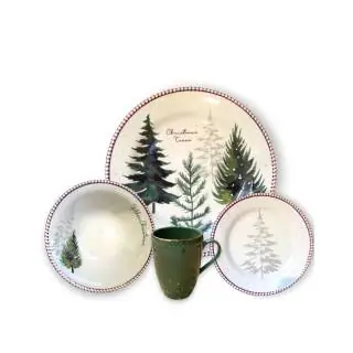 Vajilla 4-16 christmas trees Corona