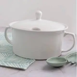 Sopera porcelana 2lt con tapa Oxford