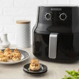 Freidora de aire 4.5lt negra extra grande Black and Decker