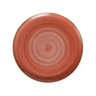 Plato pando coupe 28.4cm artisan salmon Corona