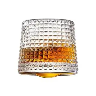 VASO ROCKERO 260ML GIRATORIO CUADRÍCULA REF CAP030640 ALANA