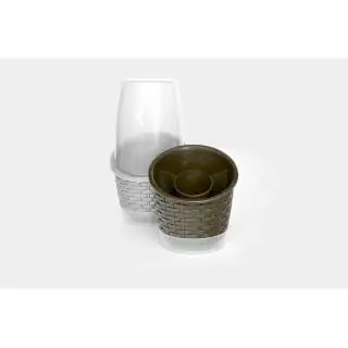 Cubiertero rattan Plastired