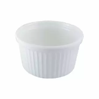 Bowl dulcera circular pequeña melamina blanca sabana