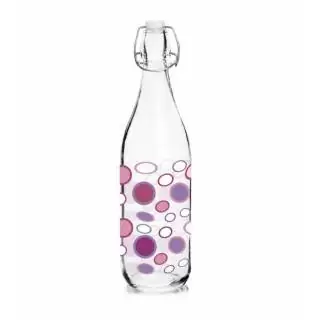 Botella de agua 1lt decorada aviva