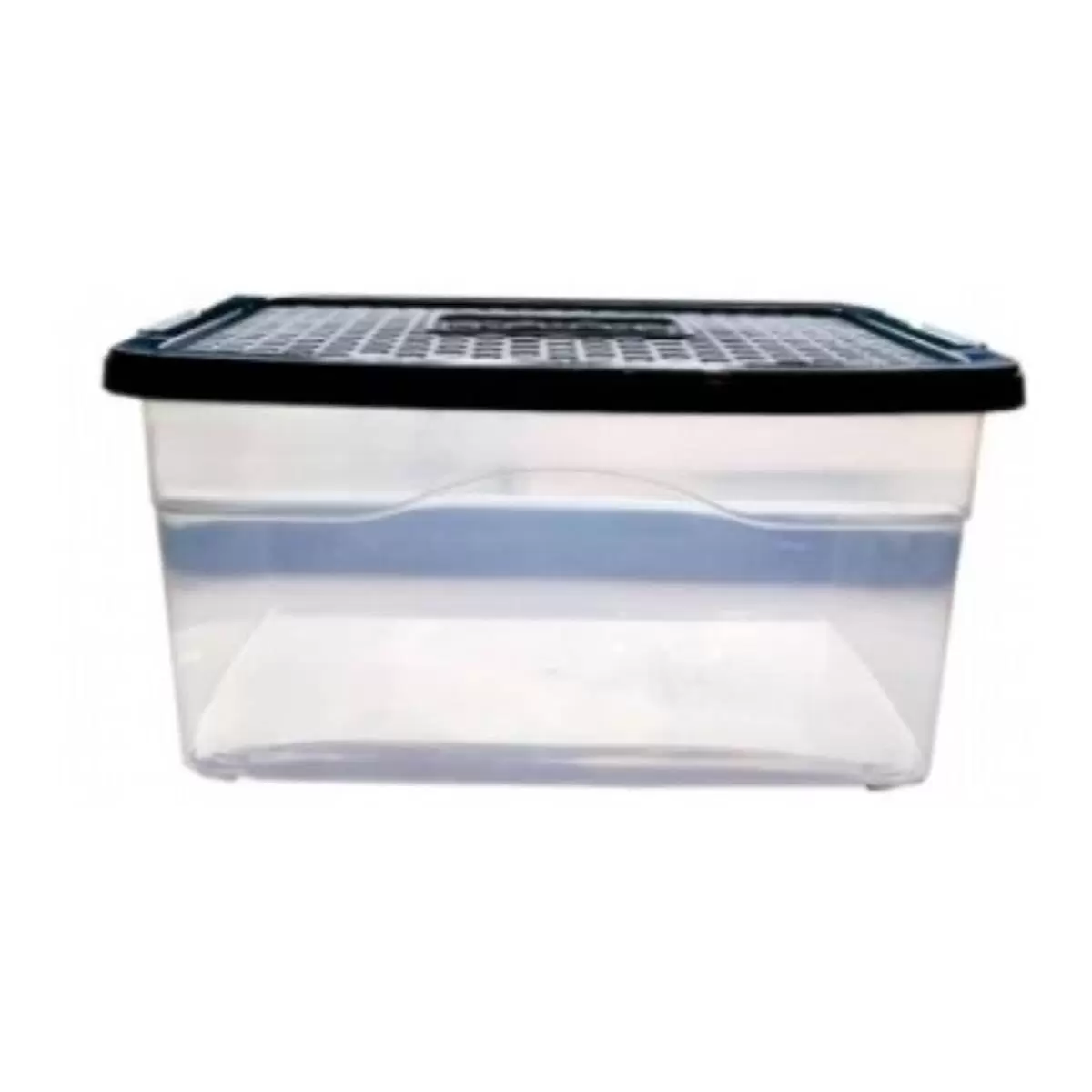 Caja organizadora con tapa Clear Rimax elaborada en plástico.
